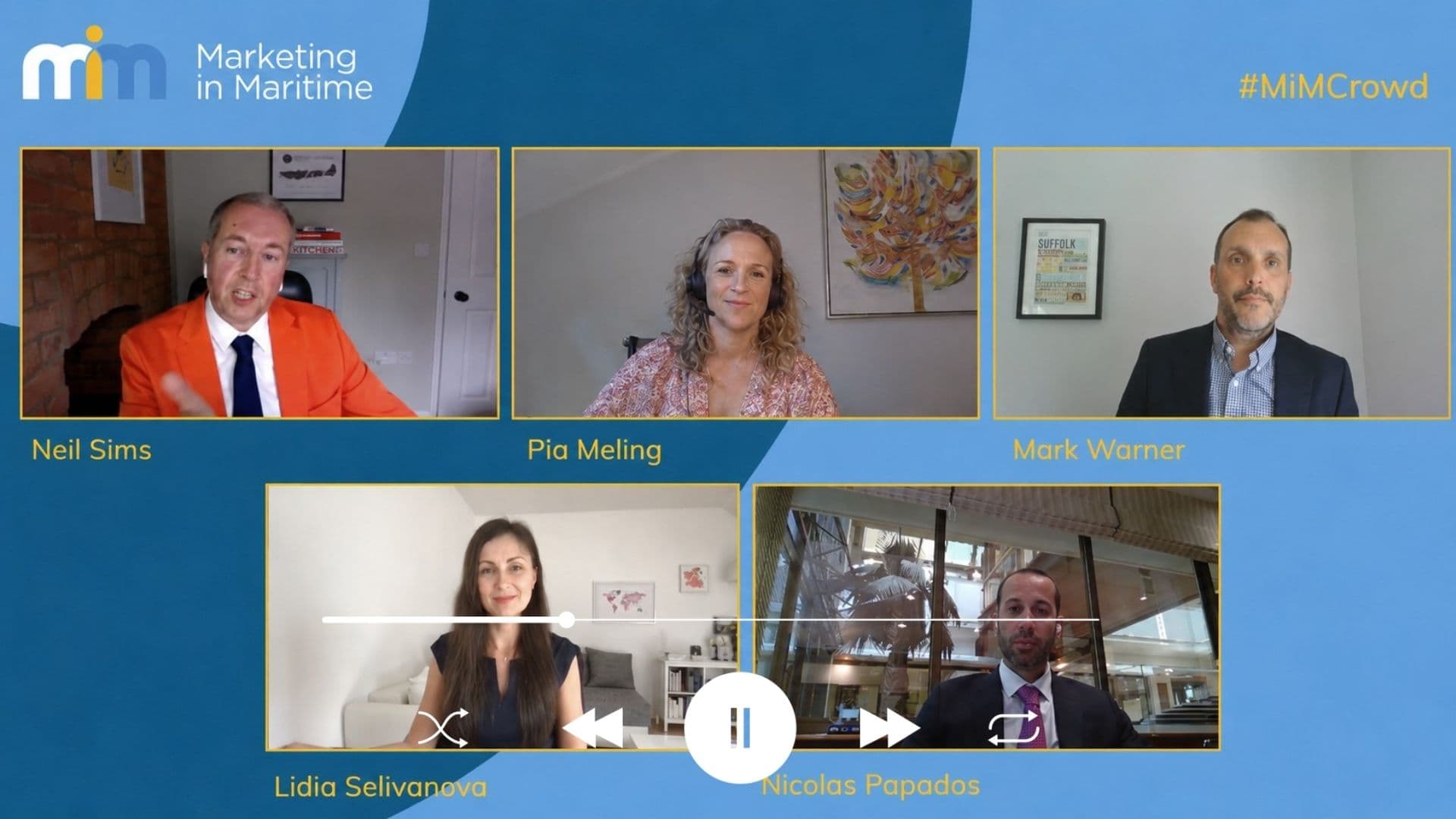Setting course in uncertain times, panel discussion, Marketing in Maritime