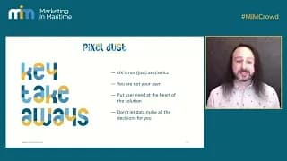 Nick barker presenting the mim online session