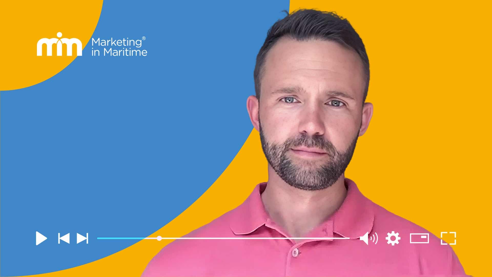 screengrab from the marketing in maritime session